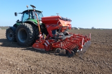 KUHN HR 4040 rotorharve med Venta 4030 med Seedflex såskær