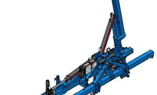 Carré Row Sprayer rammeopbygning med integreret SGI rammestyring