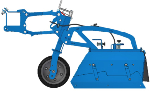 Carré Row Sprayer element med parallelogramophængt bundplade