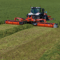 KUHN GMD 9530 RV trippelskivehøster med snegle KUHN GMD 9530 RV trippelskivehøster med snegle